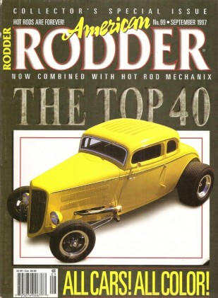 AMERICAN RODDER 1997 SEPT - SPECIAL COLLECTOR's ISSUE, ALL-TIME TOP 40 RODS